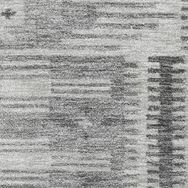 HomeRoots 10' X 14' Gray & Silver Geometric Area Rug - Washable, UV Resistant, Durable for High-Traffic Spaces 708025