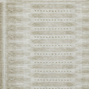 HomeRoots 5' X 8' Contemporary Khaki & Beige Geometric Area Rug - Washable, UV Protected, Soft & Stylish 708027