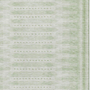 HomeRoots 9' X 12' Sage & Fern Green Geometric Area Rug - Durable, Stain-Resistant, UV Protected for Modern Spaces 708036