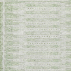 HomeRoots 10' X 14' Sage & Fern Green Geometric Washable Area Rug with UV Protection for High-Traffic Homes 708037