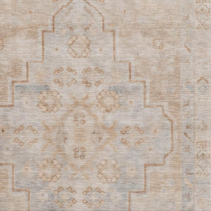 HomeRoots 10' X 14' Copper and Gray Medallion Area Rug – Washable, UV-Protected, Durable for Busy Homes 708055