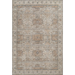 HomeRoots 10' X 14' Geometric Beige Coffee & Gray Area Rug – Washable, UV-Protected, Durable, Pet-Friendly Design 708091