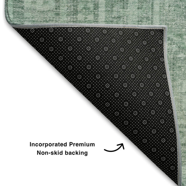 HomeRoots 9' X 12' Teal And Aqua Geometric Area Rug - Stylish, Washable, UV-Protected & Stain Resistant! 708150
