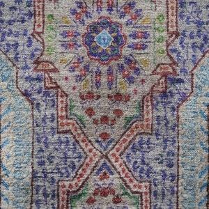 HomeRoots 8' X 10' Vibrant Purple, Teal & Red Medallion Area Rug – Washable, Stain-Resistant & UV Protected! 708227