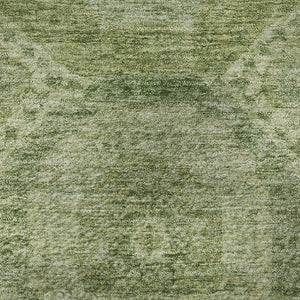 HomeRoots 8' X 10' Contemporary Artichoke Green Area Rug with Stain Resistance & UV Protection for Homes 708263