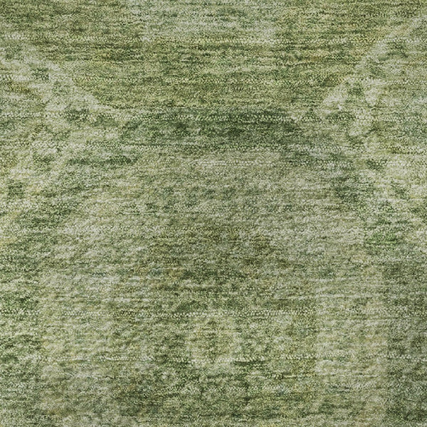 HomeRoots 8' X 10' Contemporary Artichoke Green Area Rug with Stain Resistance & UV Protection for Homes 708263