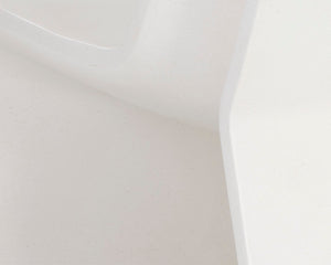 Sunpan ODYSSEY Lounge Chair - Sculptural White Seating for Modern Spaces, Ergonomic Comfort & Style 106445