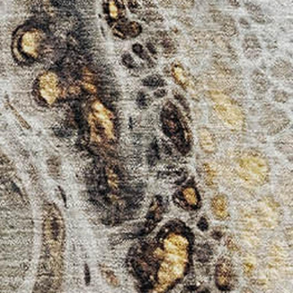 HomeRoots 9' X 12' Modern Abstract Washable Area Rug in Beige, Ivory & Taupe with UV Protection & Durability 708552