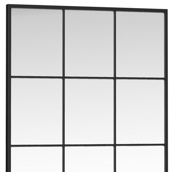 HomeRoots Gold Aluminum Freestanding Ornate Accent Mirror – Elegant Full-Length Reflection for Any Room Decor 708713