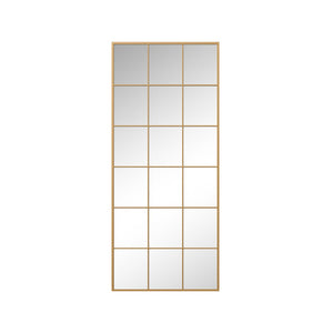 HomeRoots White Freestanding Ornate Framed Accent Mirror - Elegant Full-Length Reflection for Any Room Decor 708714