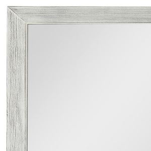 HomeRoots Brown Freestanding Ornate Accent Mirror with Carved Frame - Elevate Your Space with Style! 708715