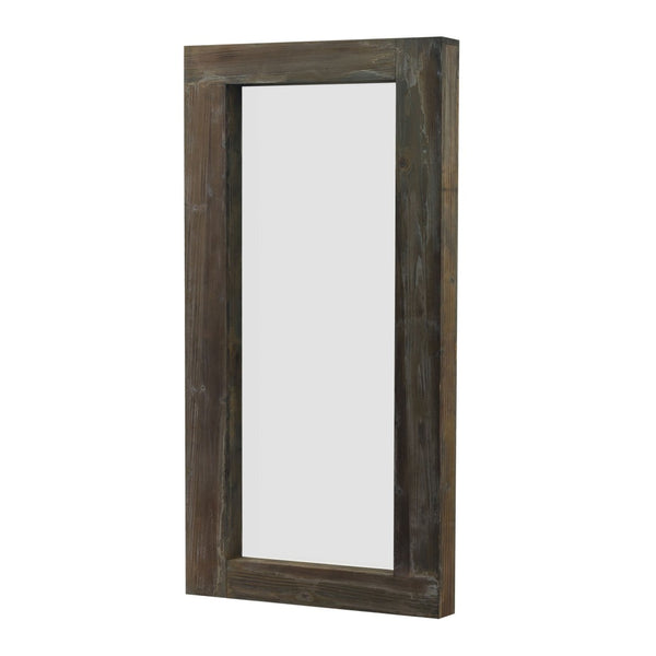 HomeRoots White Freestanding Elegantly Framed Full-Length Accent Mirror - Timeless Design for Any Room 708716