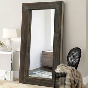 HomeRoots White Freestanding Elegantly Framed Full-Length Accent Mirror - Timeless Design for Any Room 708716