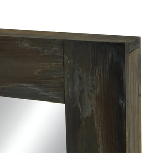 HomeRoots White Freestanding Elegantly Framed Full-Length Accent Mirror - Timeless Design for Any Room 708716