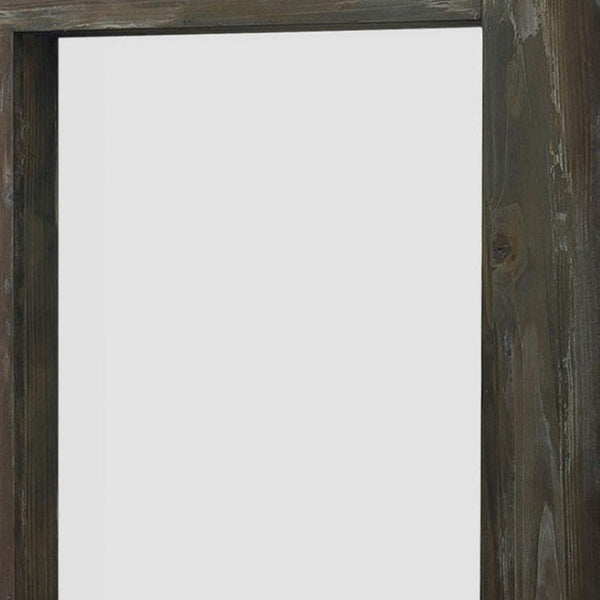 HomeRoots White Freestanding Elegantly Framed Full-Length Accent Mirror - Timeless Design for Any Room 708716