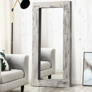 HomeRoots Gold Freestanding Ornate Framed Full-Length Mirror - Elegant Gold Accent for Any Room Decor 708717