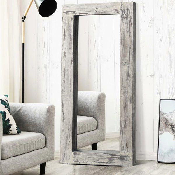 HomeRoots Gold Freestanding Ornate Framed Full-Length Mirror - Elegant Gold Accent for Any Room Decor 708717