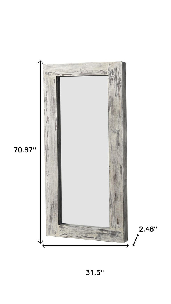 HomeRoots Gold Freestanding Ornate Framed Full-Length Mirror - Elegant Gold Accent for Any Room Decor 708717