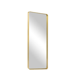 HomeRoots Black Freestanding Arch Mirror - Ornate Framed Full-Length Accent for Stylish Home Decor & Dressing 708719