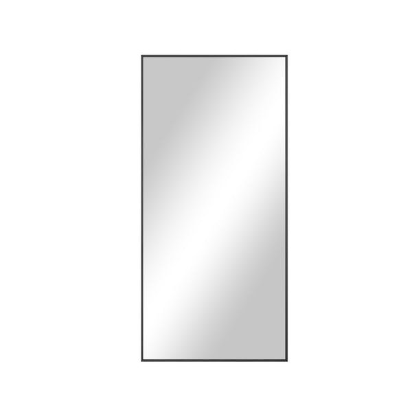 HomeRoots Gold Full-Length Mirror with Elegant Aluminum Frame - Stylish Wall Mount or Leaning Option for Any Room 708721