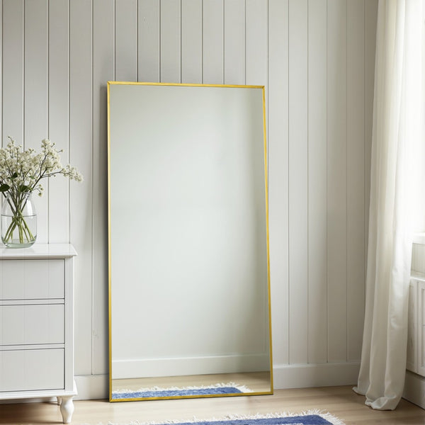 HomeRoots Silver Freestanding Accent Mirror with Ornate Frame – Elegant Decorative Piece for Any Room 708723