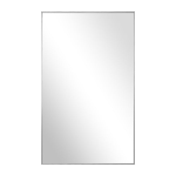 HomeRoots Black Freestanding Ornate Accent Mirror - Stylish Aluminum Frame, Premium Glass, Perfect for Any Room 708725