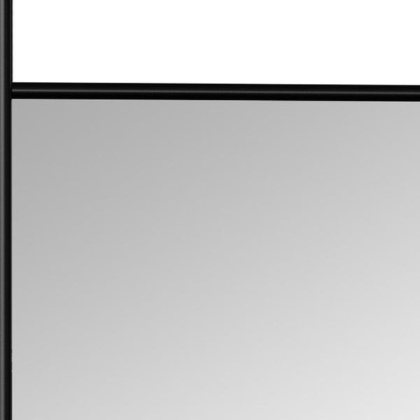 HomeRoots Brown Wood Arch Mirror - Elegant Freestanding Accent with Ornate Frame for Bedrooms & Entryways 708730