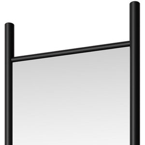 HomeRoots Brown Wood Arch Freestanding Accent Mirror – Elegant Full-Length Design with Ornate Detailing 708736