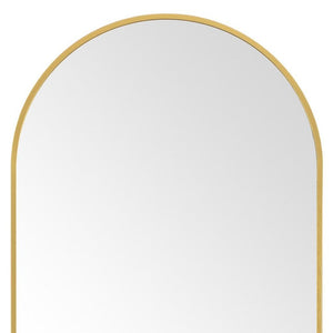 HomeRoots White Modern Lighted Full-Length Mirror - Frameless Design for Wall Mount or Freestanding Use 708740