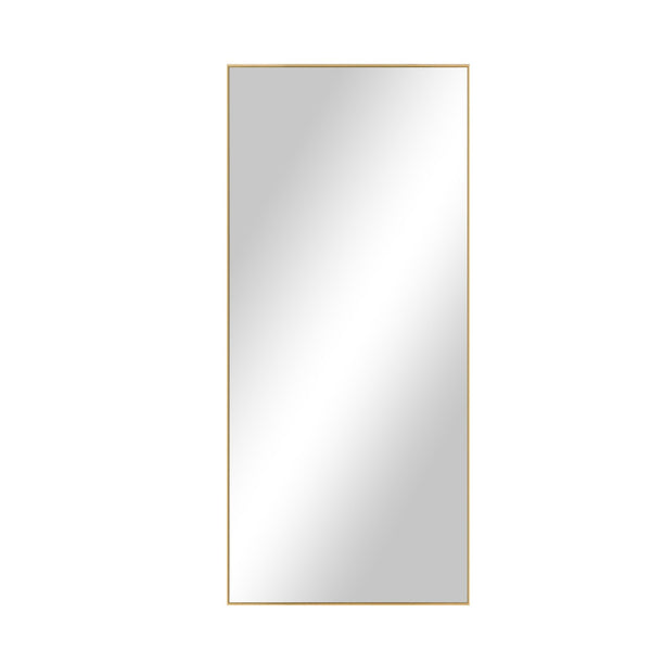 HomeRoots Black Freestanding Ornate Framed Accent Mirror - Elegant Full-Length Reflection for Any Room Style 708745