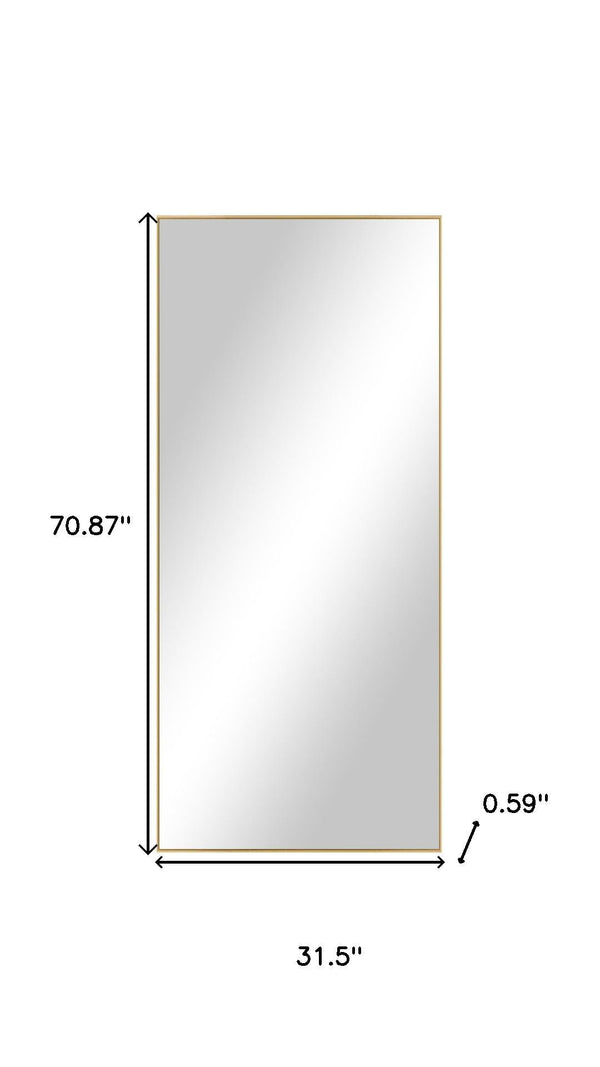 HomeRoots Black Freestanding Ornate Framed Accent Mirror - Elegant Full-Length Reflection for Any Room Style 708745