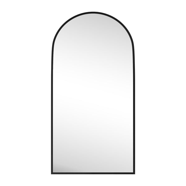 HomeRoots Silver Ornate Freestanding Accent Mirror with Arched Design - Elevate Your Space with Style! 708751