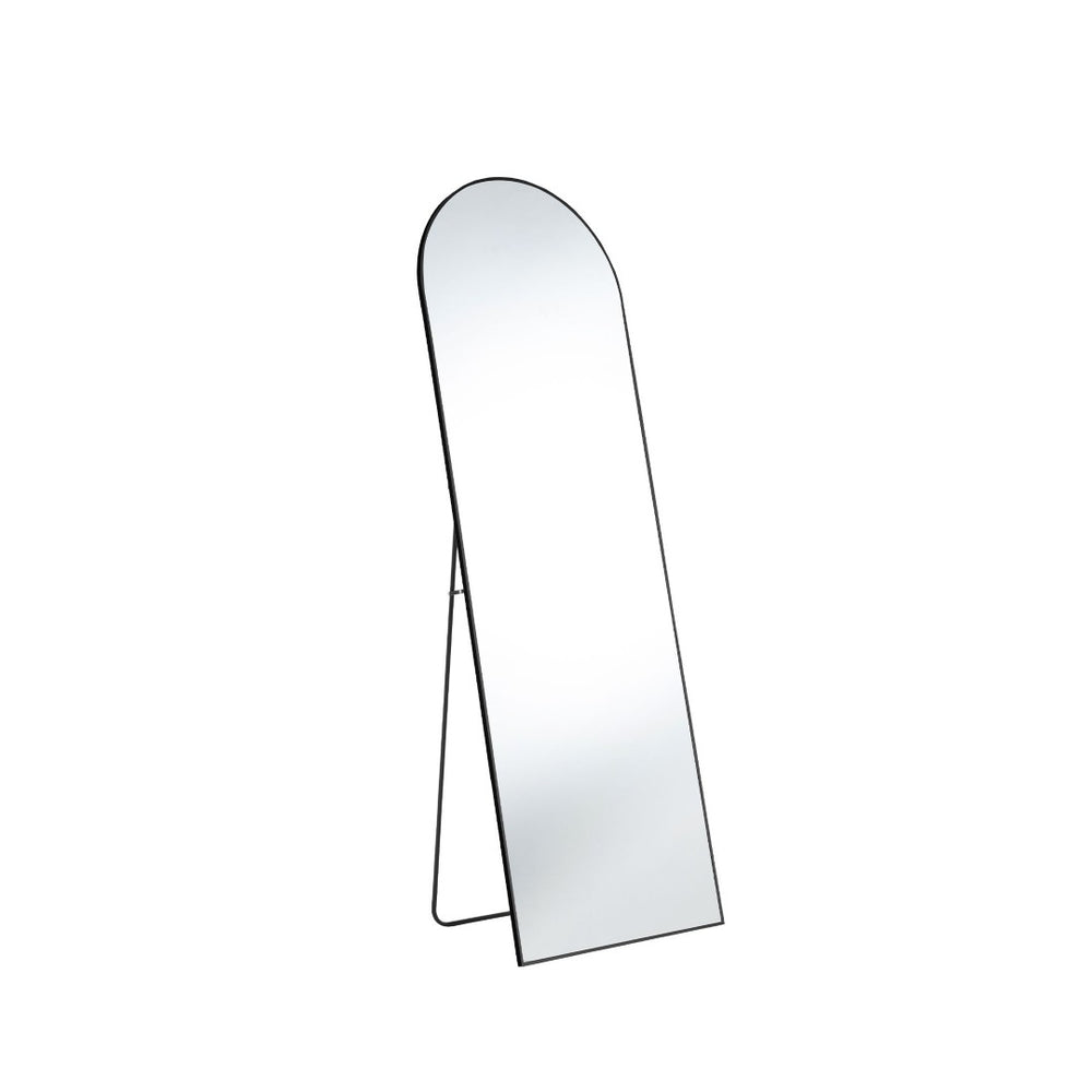 HomeRoots Gold Aluminum Arch Mirror – Elegant Freestanding Accent with Ornate Frame for Home Décor & Style 708754
