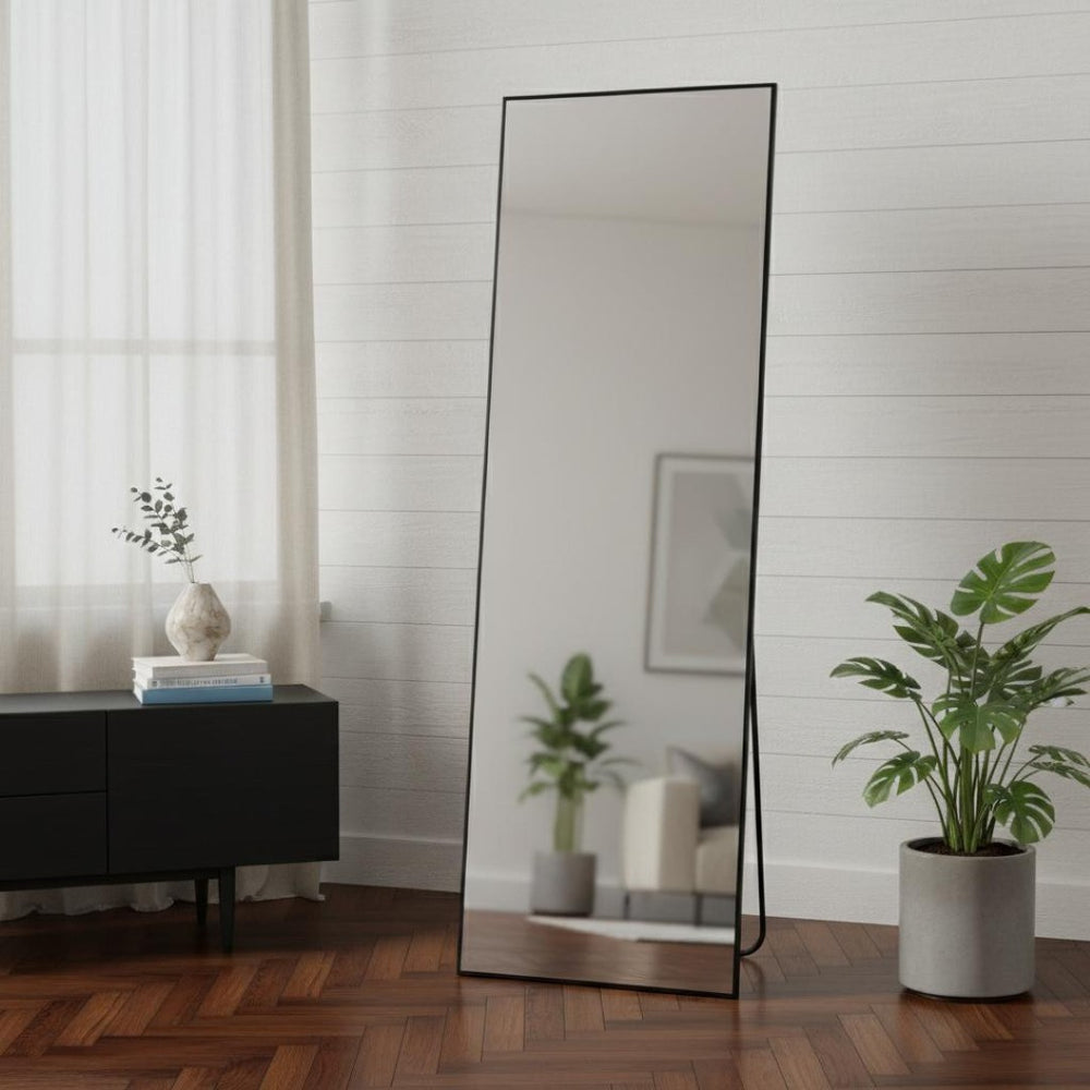 HomeRoots Gold Freestanding Ornate Accent Mirror with Elegant Design for Home Decor - Perfect Statement Piece! 708758