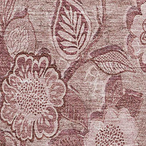 HomeRoots 5' X 8' Blush Floral Area Rug - Durable, Washable Design with UV Protection for High-Traffic Areas 708774
