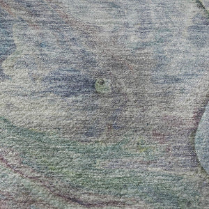 HomeRoots 8' X 10' Vibrant Blue, Purple & Green Abstract Washable Area Rug - UV Protected & Family-Friendly! 708848
