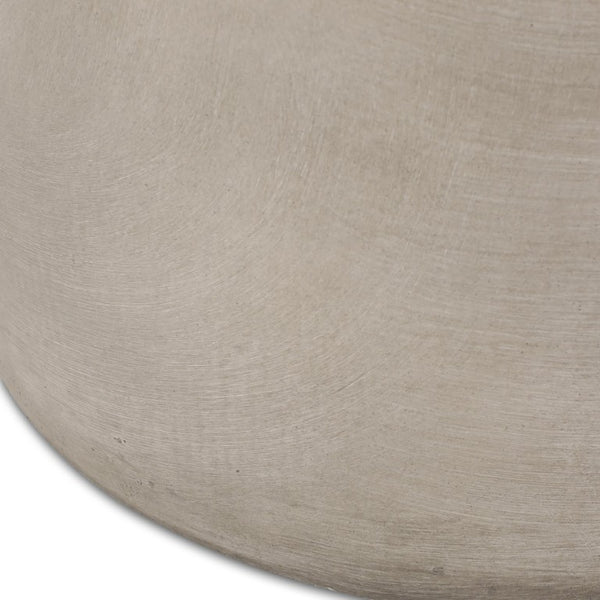 English Elm Outdoor Lightweight Concrete Round Side Table Modern Minimalist Patio Accent 70886.00