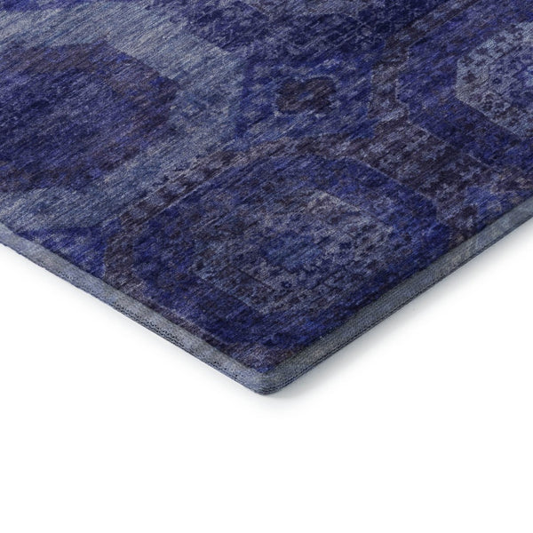 HomeRoots 5' X 8' Purple and Lavender Abstract Geometric Area Rug – Washable, UV Protected, Stylish & Durable 708960