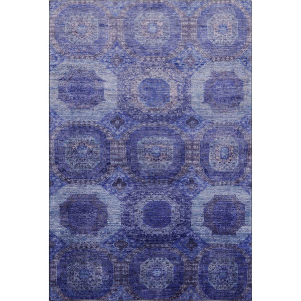 HomeRoots 9' X 12' Stylish Purple & Lavender Abstract Area Rug – Washable, UV Protected, Perfect for Families! 708963
