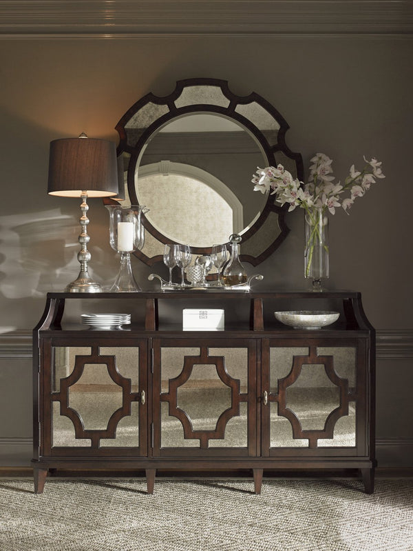 Lexington Wellshire Buffet - Elegant New Traditional Design With Antique Mirrored Fronts And Ample Storage Space Brentwood  708-852