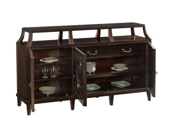 Lexington Wellshire Buffet - Elegant New Traditional Design With Antique Mirrored Fronts And Ample Storage Space Brentwood  708-852
