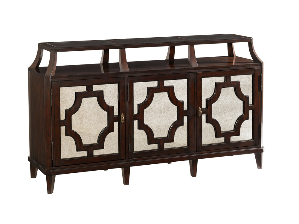 Lexington Wellshire Buffet - Elegant New Traditional Design With Antique Mirrored Fronts And Ample Storage Space Brentwood  708-852