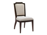 Lexington Candace Dining Chair - Elegant Transitional Design With Soft Ivory Upholstery And Antique Accents Brentwood  708-882-01