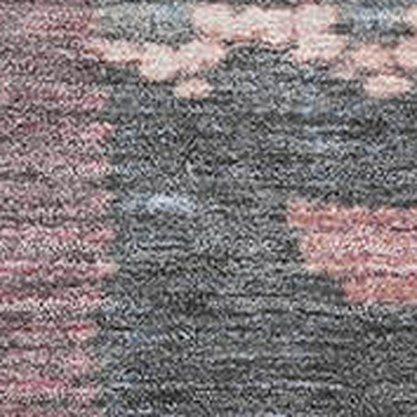 HomeRoots 10' X 14' Denim Blue, Blush & Ivory Tribal Washable Area Rug – UV Protected, Stain-Resistant, Non-Slip! 709030