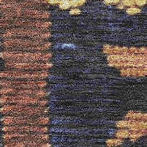 HomeRoots 10' X 14' Tribal Washable Area Rug in Gold, Copper & Ivory - Durable, UV Protected & Stylish Design! 709036