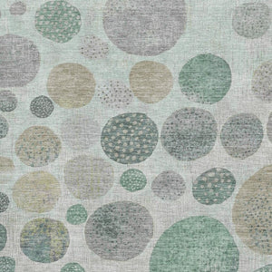 HomeRoots 5' X 8' Sage Beige Tan Geometric Area Rug - Machine Washable, UV-Protected, Durable & Stylish! 709236