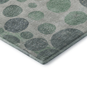 HomeRoots 8' X 10' Sage Beige and Tan Geometric Area Rug - Stylish, Durable, Washable with UV Protection! 709238