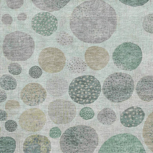 HomeRoots 10' X 14' Sage Beige & Tan Geometric Area Rug - Washable, UV-Protected & Perfect for High-Traffic Spaces 709240