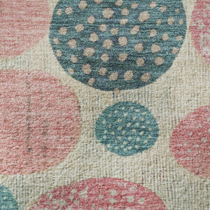 HomeRoots 8' X 10' Colorful Geometric Washable Area Rug with UV Protection - Perfect for Homes with Kids & Pets! 709244