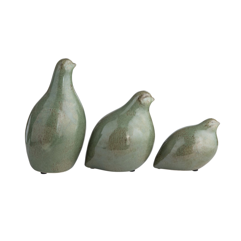 Crestview Collection Partridge Statues - Elegant China Bird Decor By Crestview For Home & Garden - Unique Accessories   Cvdzep035a